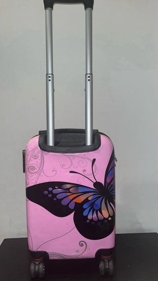 Maleta cabina Mariposa rosa