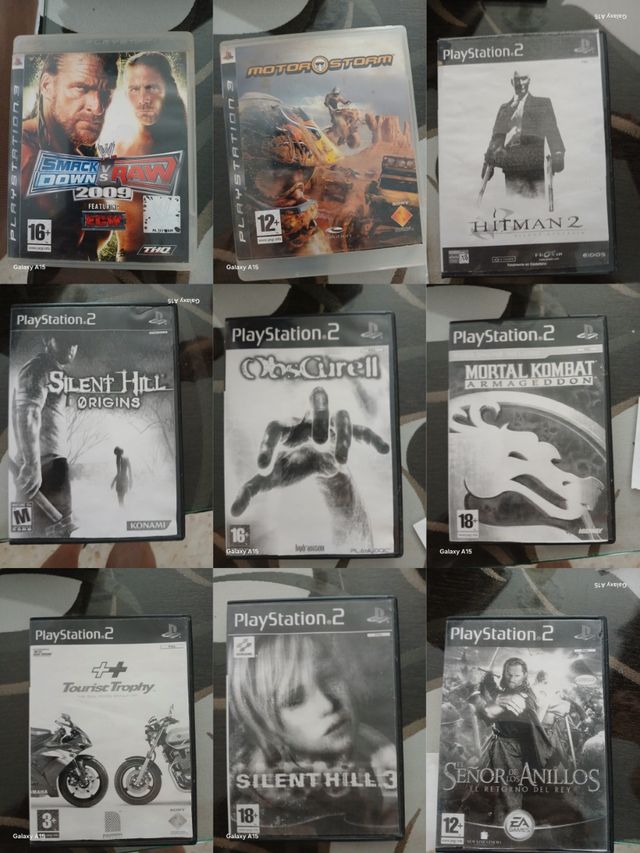 Lote de 21 juegos para PS2 Y PS3.