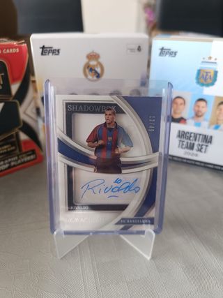Rivaldo/49 Autógrafo Shadowbox Immaculate 22-23