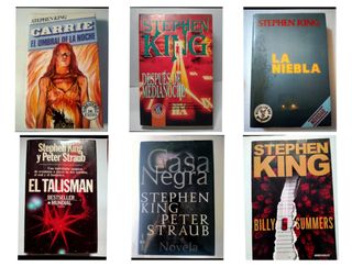 LIBROS STEPHEN KING. CARRIE. LA NIEBLA. TALISMÁN.