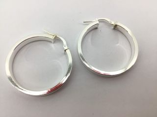 argollas plata 925mm