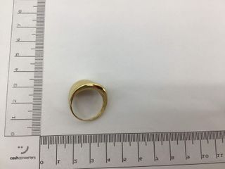 anillo oro 18k con circonita
