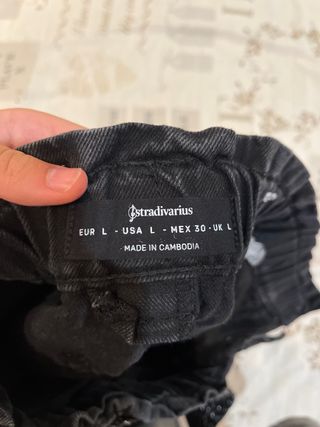 2 shorts vaqueros - azul y negro