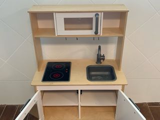 Cocinita juguete infantil madera con accesorios