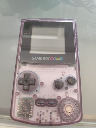 Game Boy Color morado transparente