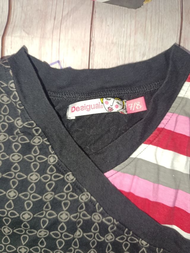 Vestido desigual niña 7-8 años