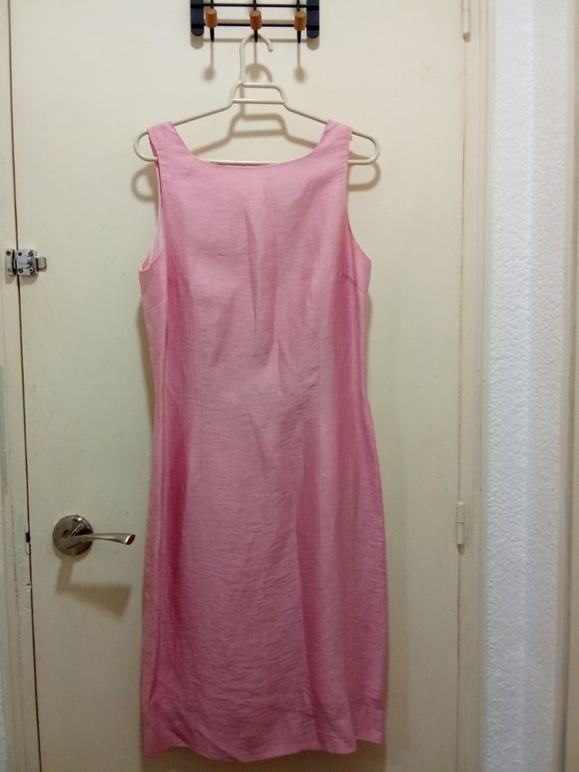 Vestido rosa Corte Inglés