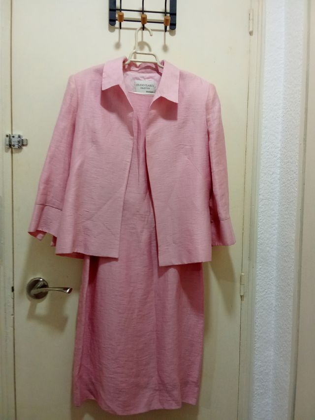 Vestido rosa Corte Inglés