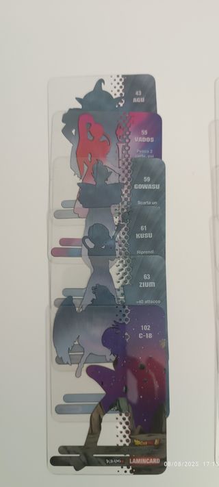 Carte Dragon Ball Super - 34 pezzi