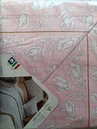 Lenzuola Matrimoniali Cotone Percalle Angels Rosa