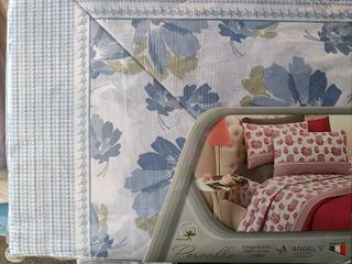 Lenzuola Matrimoniali Cotone Percalle Angels Rosa