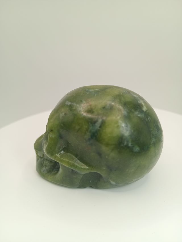 Calavera Jade: Tallada a mano