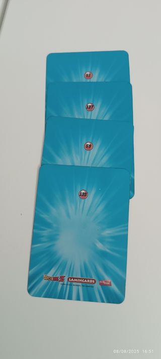 Carte Dragon Ball Z - 7 Lamincard