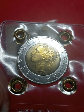 2 Monete 500 Lire Italia 2000-2001