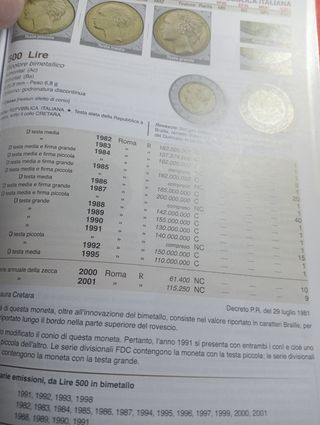 2 Monete 500 Lire Italia 2000-2001