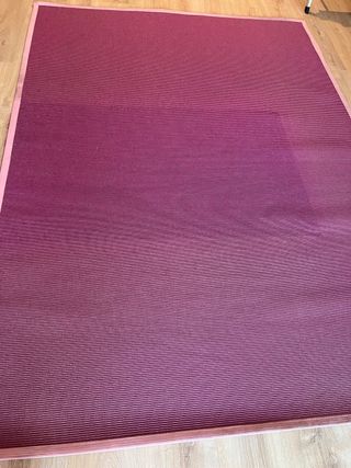 Alfombra morada - Tejido