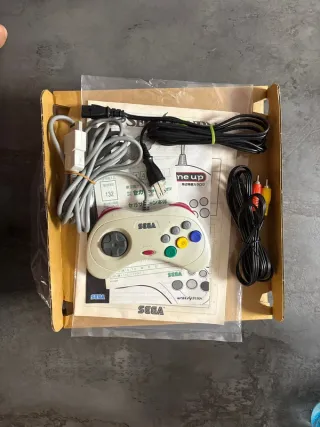 Sega Saturn blanca - consola