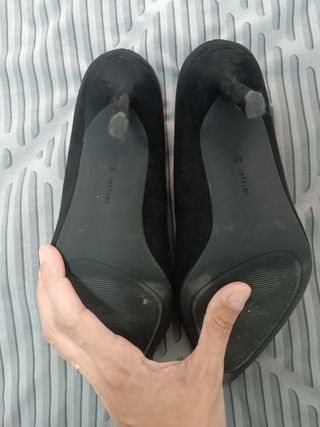 Zapatos negros tacón aguja