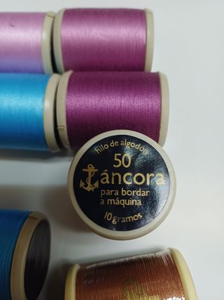 Hilos bordar máquina - 10 carretes