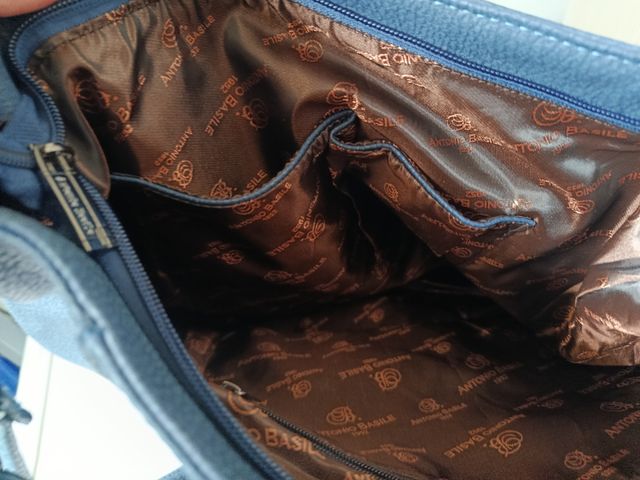 Borsa a tracolla blu