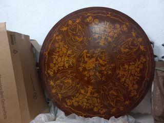 Conjunto mesa + 4 sillas estilo antiguo