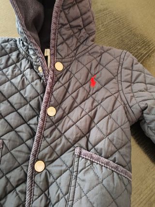 Buzo acolchado Ralph Lauren bebé 6m