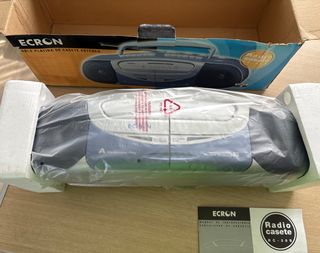 Radiocassette Ercron doble pletina