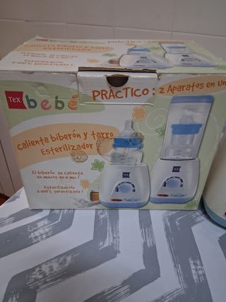 Calienta biberones y esterilizador Tex