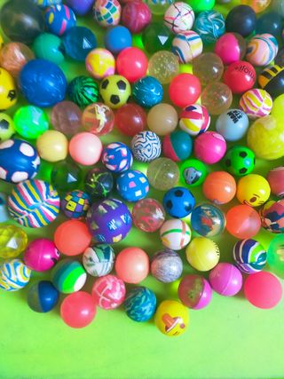 Palline rimbalzine colorate - 110pz