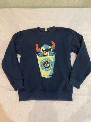 Sudadera Stitch Ohana Coffee