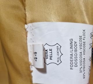 Cappotto scamosciato marrone tg.44