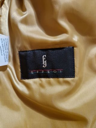 Cappotto scamosciato marrone tg.44