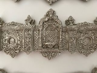 JUEGO 4 RESPIRADEROS PLATEADOS