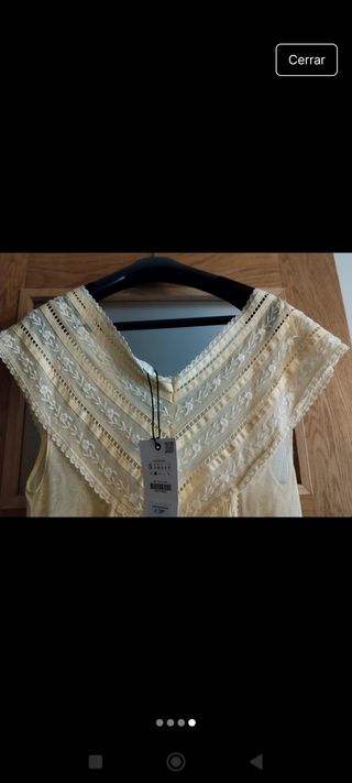 Vestido Zara amarillo talla S