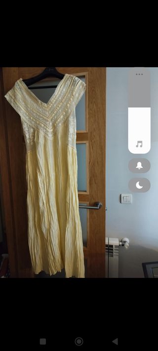 Vestido Zara amarillo talla S