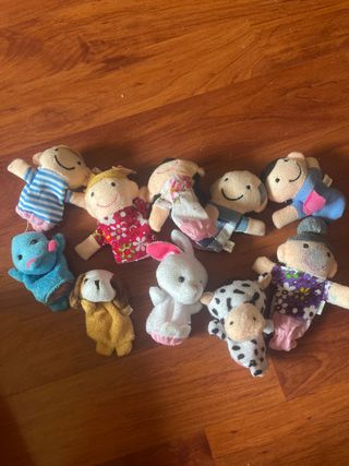 10 marionetas dedo: niños & animales