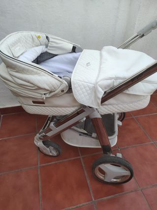 Carro Silleta bebecar Polipiel Blanco