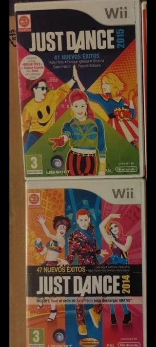 Wii Just Dance 2014 & 2015 12 euros cada uno