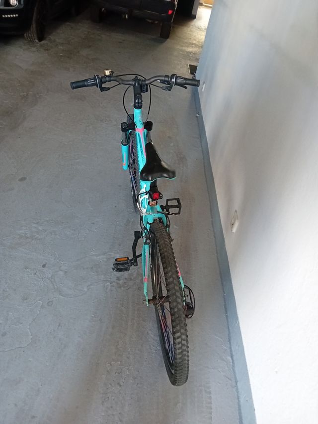 Bicicleta montaña niño, azul