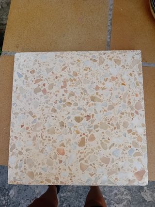 8 Baldosas Terrazo - Beige