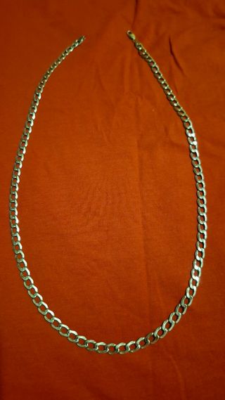 Cadena barbada cubana oro 14k - Collar dorado