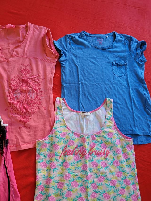 5 Magliette Bambina 11-12 Anni