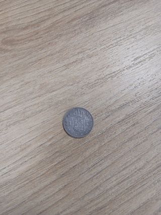 MONEDA 1 REAL ISABEL II PLATA 1855 BARCELONA