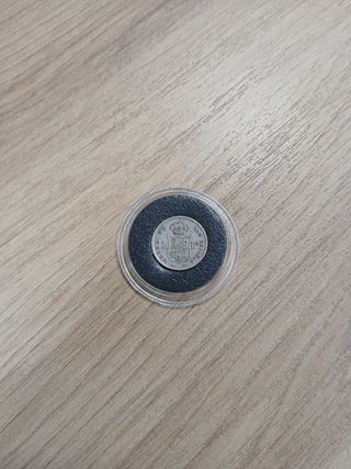 MONEDA 1 REAL ISABEL II PLATA 1859 MADRID