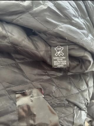Chaqueta cuero negra Punk Rock