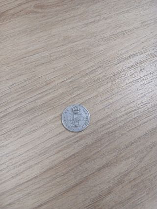 MONEDA 1 REAL ISABEL II PLATA 1852 MADRID