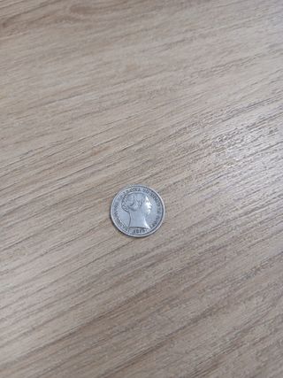 MONEDA 1 REAL ISABEL II PLATA 1852 MADRID