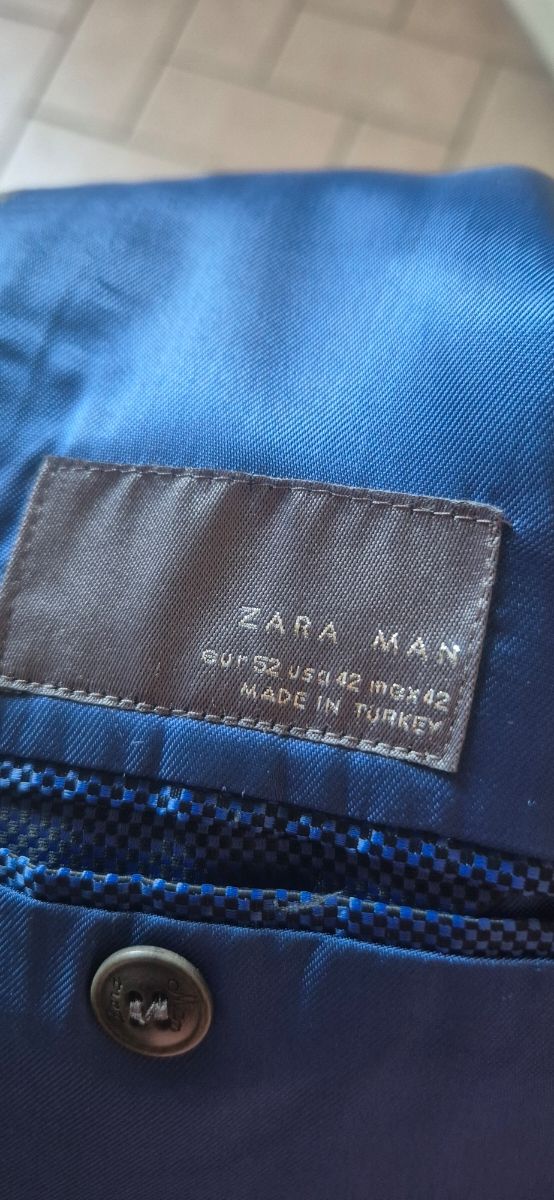 Completo Uomo Zara Grigio Tg.52