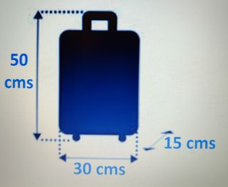 Maleta trolley estampada
