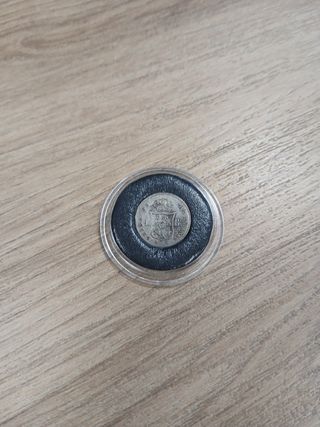 MONEDA 1 REAL ISABEL II PLATA 1859 MADRID